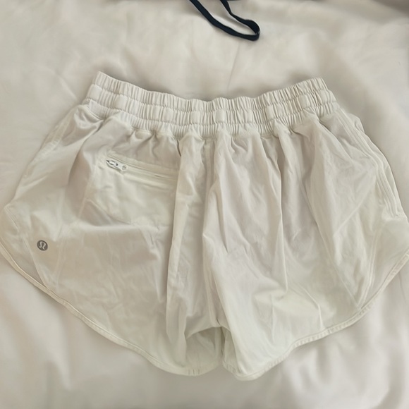 Lululemon White Biker Running Short - Picture 2 of 2